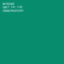 #078D6E - Observatory Color Image