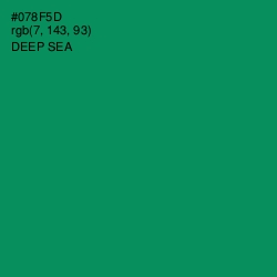 #078F5D - Deep Sea Color Image