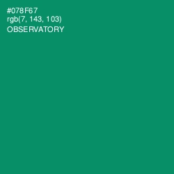 #078F67 - Observatory Color Image