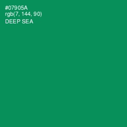 #07905A - Deep Sea Color Image