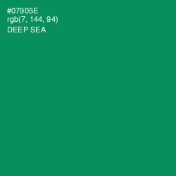 #07905E - Deep Sea Color Image