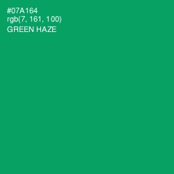 #07A164 - Green Haze Color Image