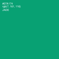 #07A174 - Jade Color Image