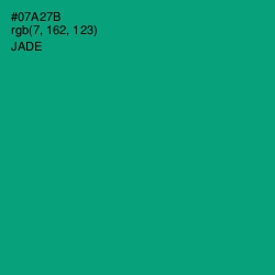 #07A27B - Jade Color Image