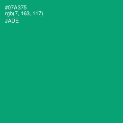 #07A375 - Jade Color Image