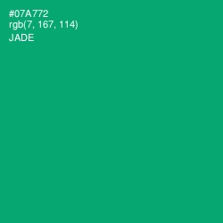 #07A772 - Jade Color Image