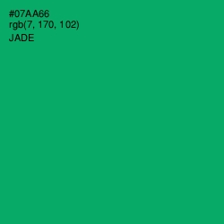 #07AA66 - Jade Color Image