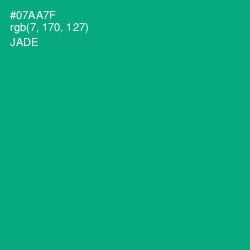 #07AA7F - Jade Color Image