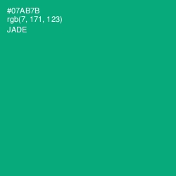 #07AB7B - Jade Color Image