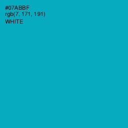 #07ABBF - Bondi Blue Color Image