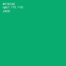 #07AC6E - Jade Color Image
