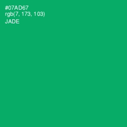 #07AD67 - Jade Color Image