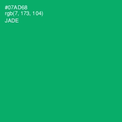 #07AD68 - Jade Color Image