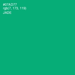 #07AD77 - Jade Color Image