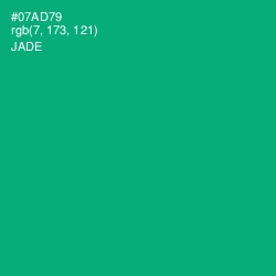 #07AD79 - Jade Color Image