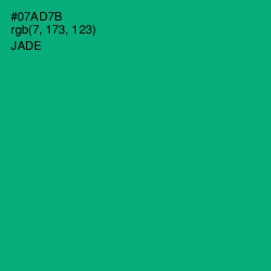 #07AD7B - Jade Color Image