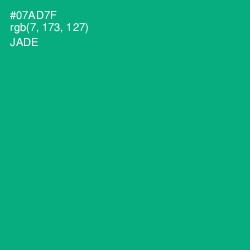 #07AD7F - Jade Color Image