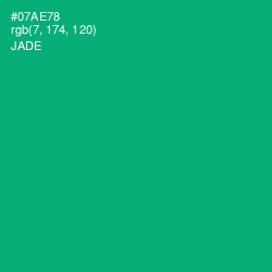 #07AE78 - Jade Color Image