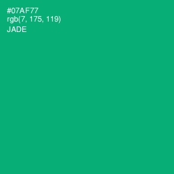 #07AF77 - Jade Color Image