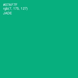 #07AF7F - Jade Color Image