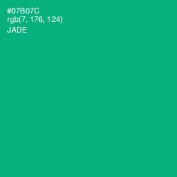 #07B07C - Jade Color Image