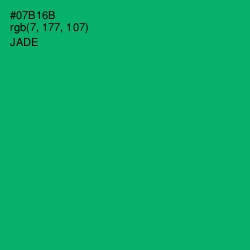 #07B16B - Jade Color Image