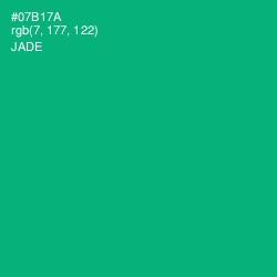 #07B17A - Jade Color Image