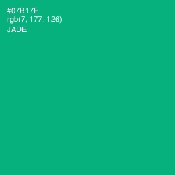 #07B17E - Jade Color Image