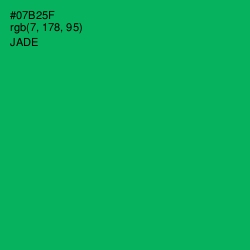 #07B25F - Jade Color Image