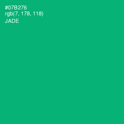 #07B276 - Jade Color Image