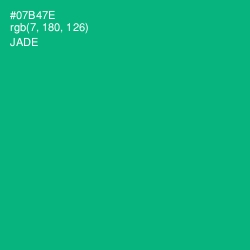 #07B47E - Jade Color Image