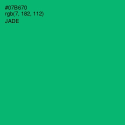 #07B670 - Jade Color Image