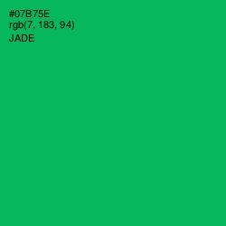 #07B75E - Jade Color Image