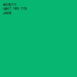 #07B771 - Jade Color Image