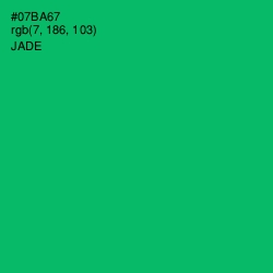 #07BA67 - Jade Color Image