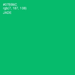 #07BB6C - Jade Color Image