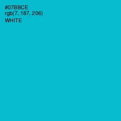 #07BBCE - Cerulean Color Image