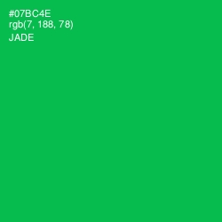 #07BC4E - Jade Color Image