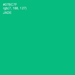 #07BC7F - Jade Color Image