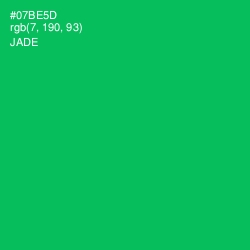 #07BE5D - Jade Color Image