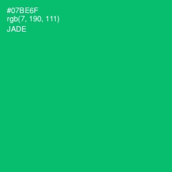 #07BE6F - Jade Color Image