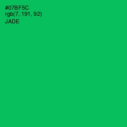 #07BF5C - Jade Color Image