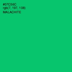 #07C56C - Malachite Color Image