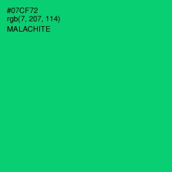 #07CF72 - Malachite Color Image