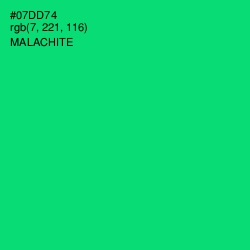 #07DD74 - Malachite Color Image