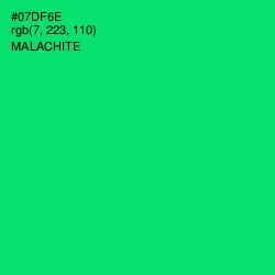 #07DF6E - Malachite Color Image