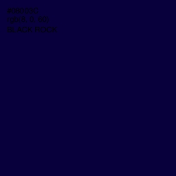 #08003C - Black Rock Color Image