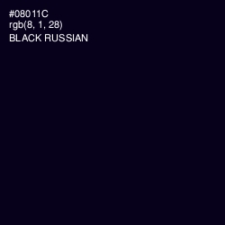 #08011C - Black Russian Color Image