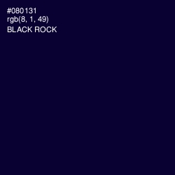 #080131 - Black Rock Color Image