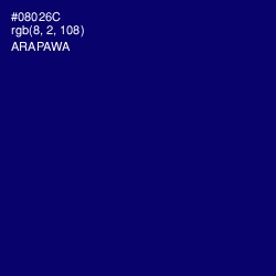 #08026C - Arapawa Color Image